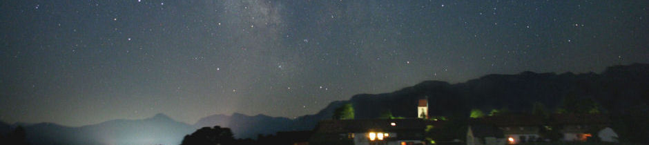 Sternenhimmel über Wackersberg